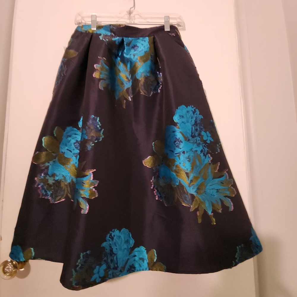 Anthropologie Maeve Ronette Jacquard Midi Skirt - Picture 4 of 11